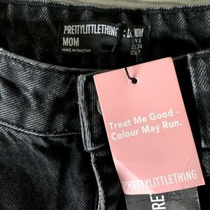 Plt black mom jeans
